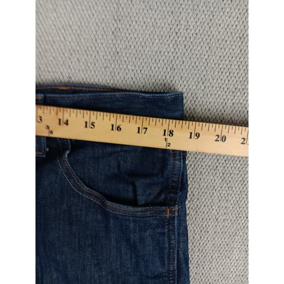 Crude FR Carpenter Jeans Mens 37X38 Blue Flame Resistant Welding Workwear - Picture 13 of 15